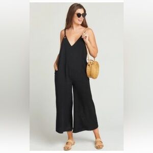 Show Me Your MuMu Black Jansen Jumpsuit Size Med